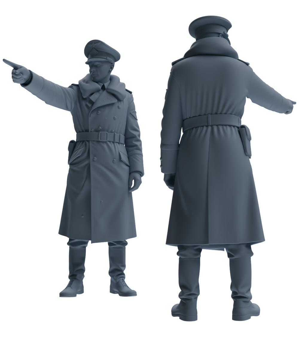 Detail view of MRY-SFW LYGR703 WWII German Army Story Scene Six-Person Physical Training Group Model