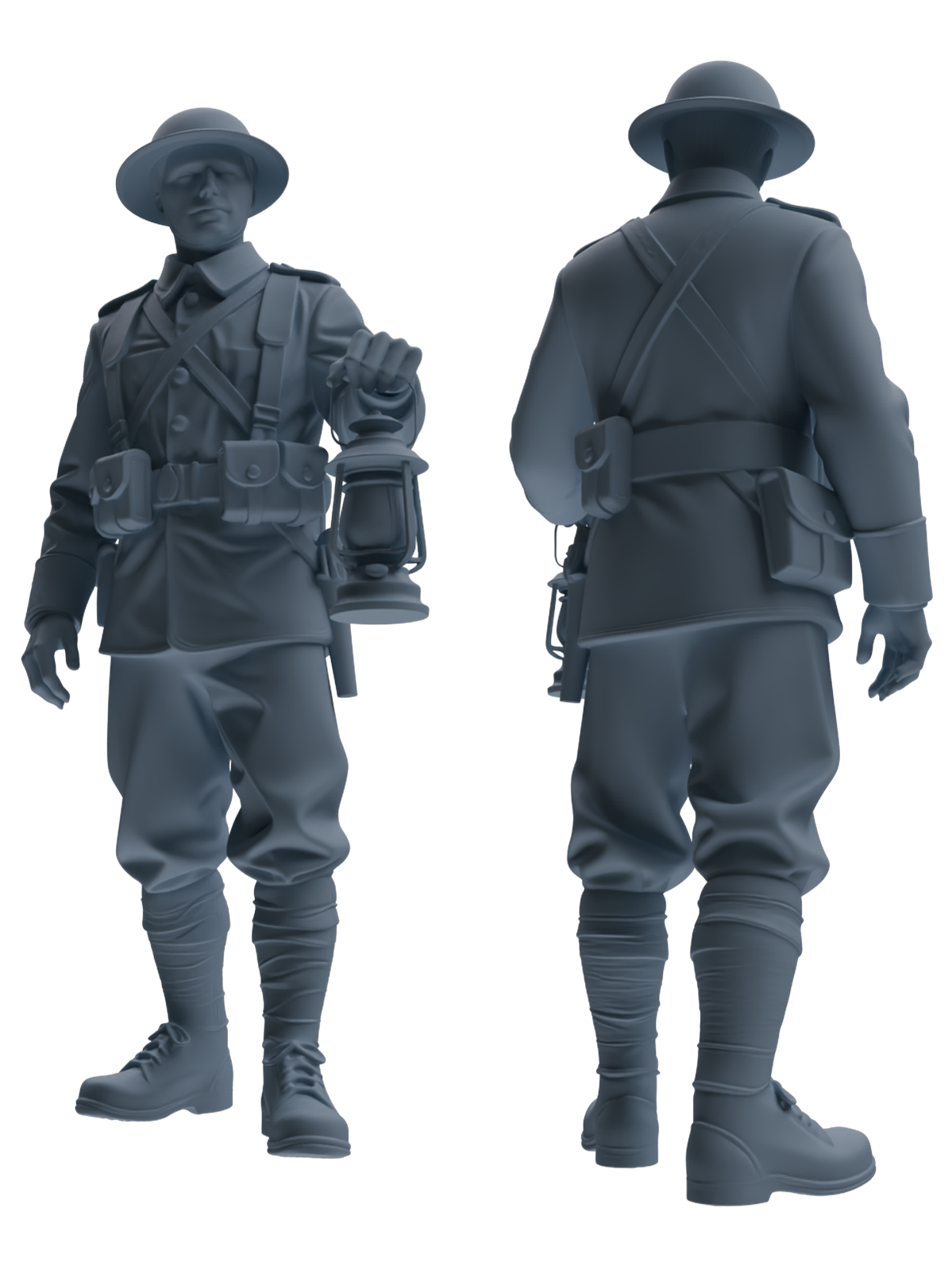 MRY-SFW SSTR177 Miniatures Soldier Model Kit Combat Engineer Soldier Modern Model 6 pcs