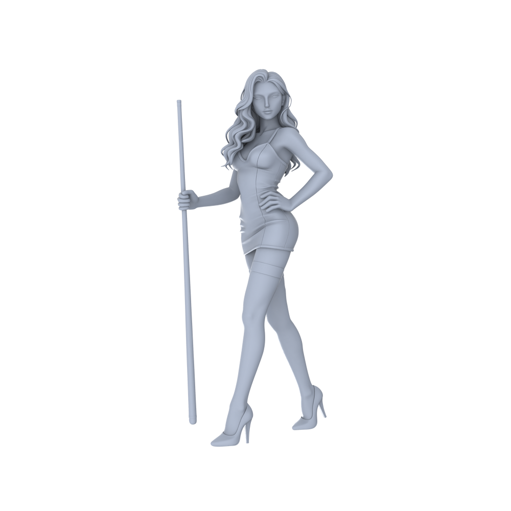 Detail view of MRY-SFW LYTR137B Modern Sexy Female Single with Pole 1pc Model