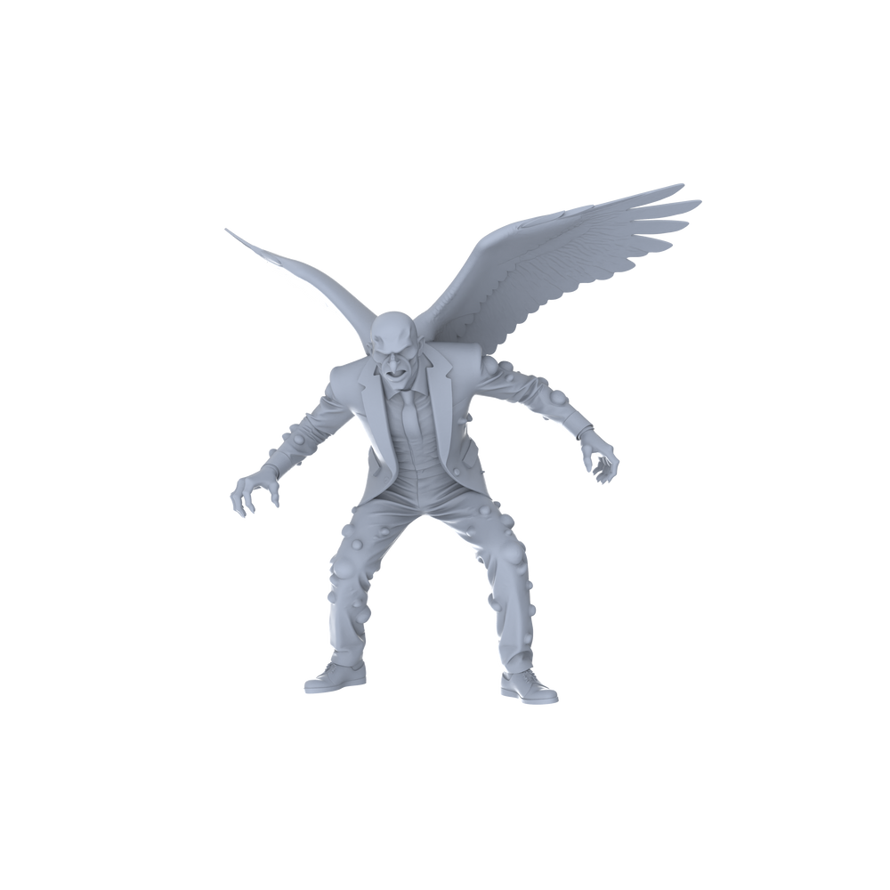 Detail view of MRY-SFW LYGR057 Biological Mutation Series, Avian Human, wargame, resin blank model, sci-fi theme, fantasy theme, miniature figure, scene character, figure, hand-painted S Scale Model