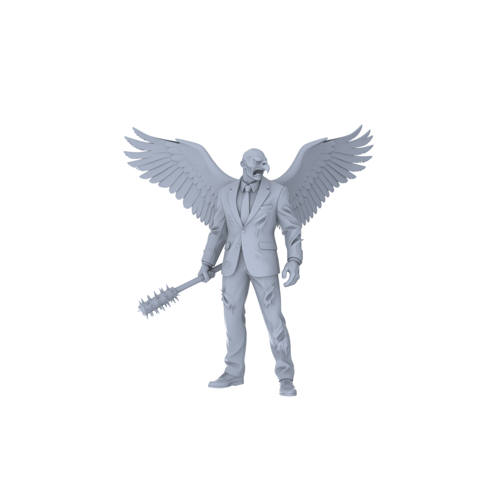 Detail view of MRY-SFW LYGR057 Biological Mutation Series, Avian Human, wargame, resin blank model, sci-fi theme, fantasy theme, miniature figure, scene character, figure, hand-painted S Scale Model