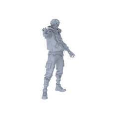 MRY-SFW LYGR068 Lurker Squad Shooting State Military Theme Wargame Resin White Model Game Theme Sci-Fi Theme Wargame Miniature Soldiers Scene Characters Figure Hand-Painted 3D Printed Resin Model Kit by SSMODEL