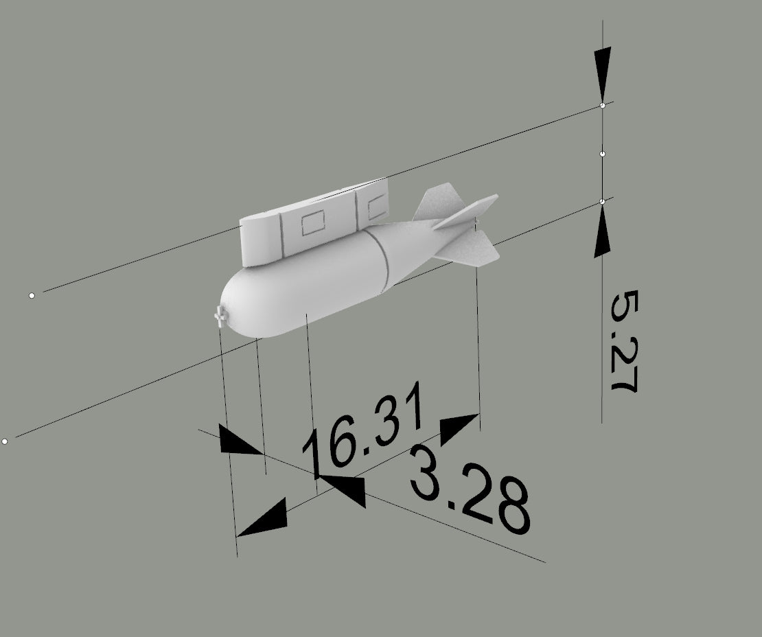 Yao's Studio LY263C USAF Canberra Load-on Weapons Aerial Bombs 1000 Pounds — detail view 4