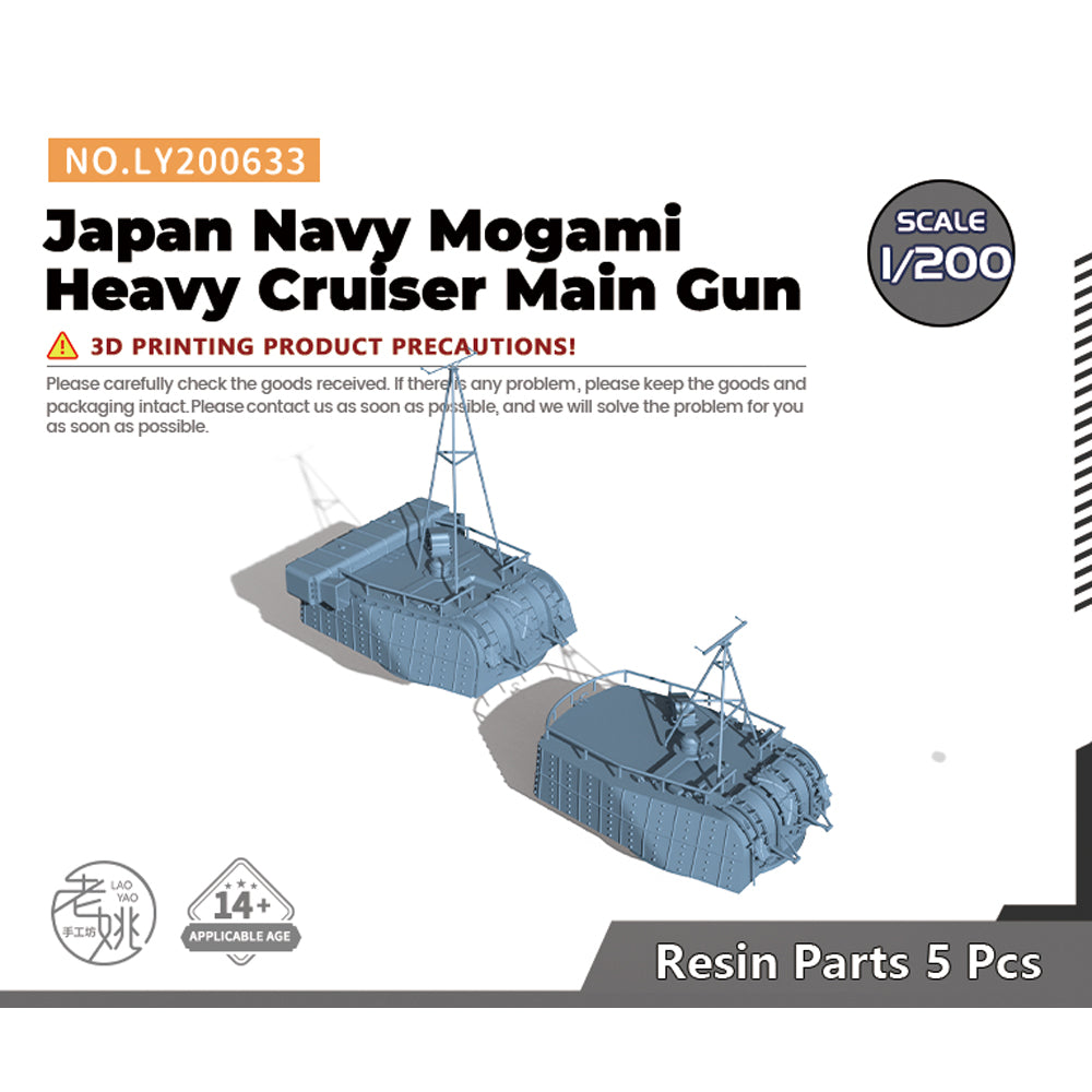 Yao's Studio LY633 Model Upgrade Parts Japan Navy Mogami Heavy Cruiser Main Gun Main image