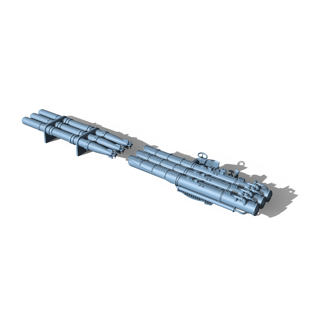 Yao's Studio LY634 Model Upgrade Parts Japan Navy Mogami Heavy Cruiser Torpedo Launcher And Torpedo Secondary image