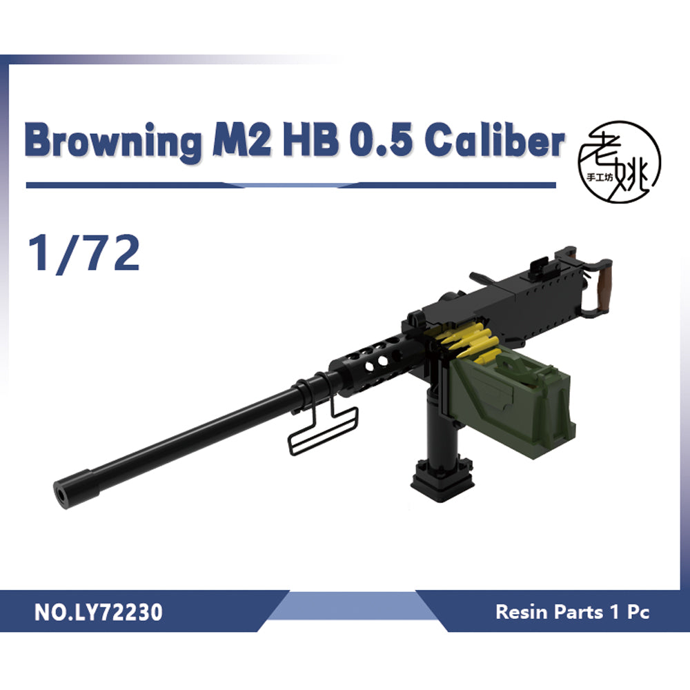 Yao's Studio LY230 Model Upgrade Parts Browning M2 HB 0.5 Caliber 1pc — scale model kit