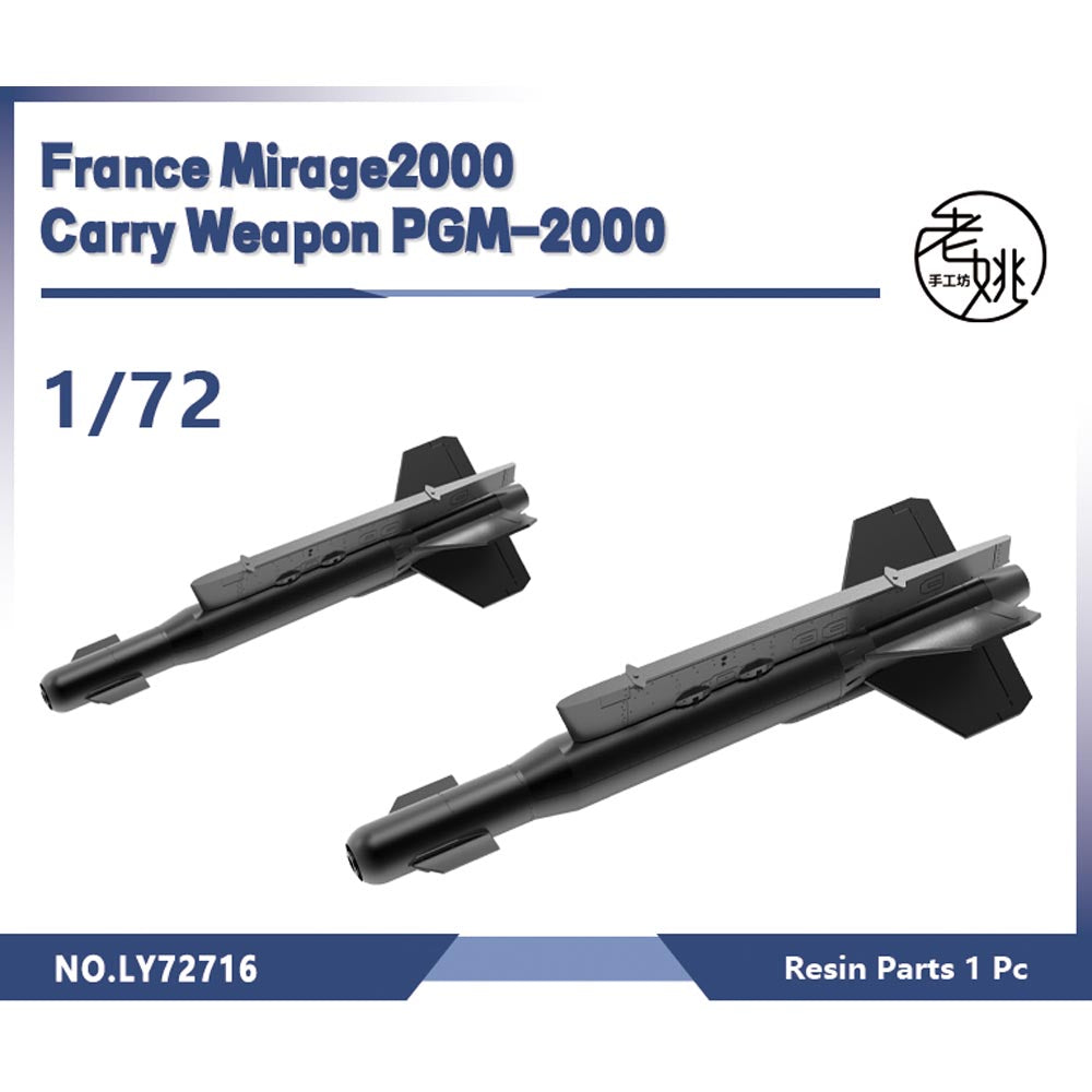 Yao's Studio LY716 Model Upgrade Parts France Mirage2000 Carry Weapon PGM-2000 Main image