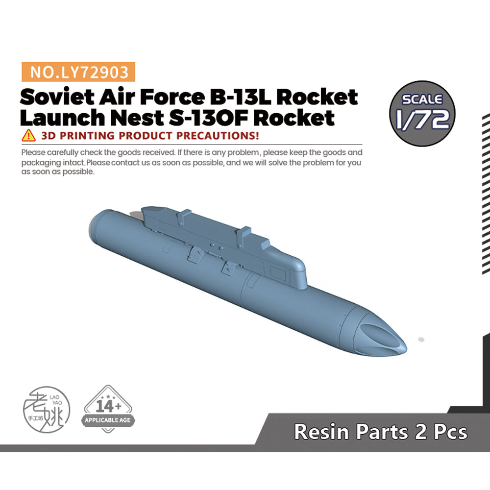 Yao's Studio LY903 Model Upgrade Parts Soviet Air Force B-13L Rocket Launch Nest S-13OF Rocket Main image