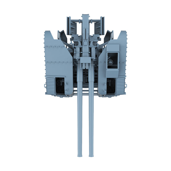 Yao's Studio LYCG604  Model Upgrades Parts JMSDF Type 89 Twin Mounted Anti Aircraft Gun 127mm  4set