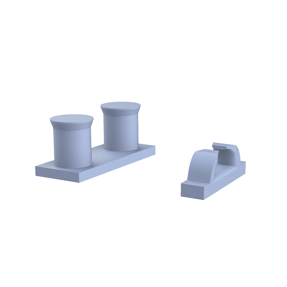 Yao's Studio LYCG231 Model Upgrade Parts USN Battleship War Ships Bitts Set&Deck Mooring Pipe — detail view 3