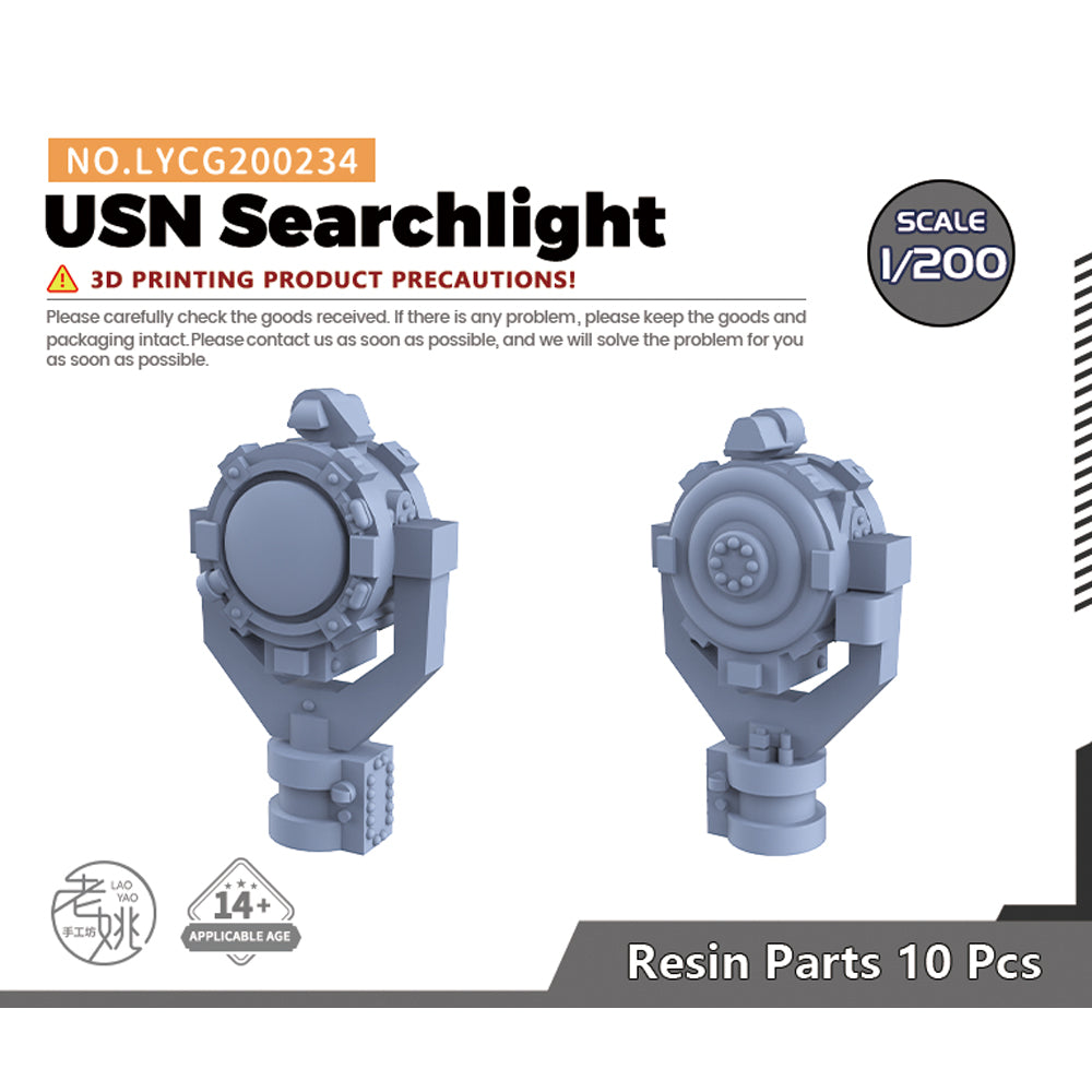 Yao's Studio LYCG234 Model Upgrade Parts USN Searchlight Main image
