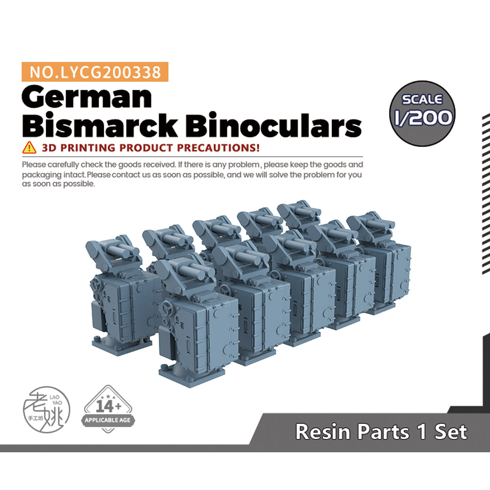 Yao's Studio LYCG338 Model Upgrade Parts German Bismarck Binoculars — scale model kit