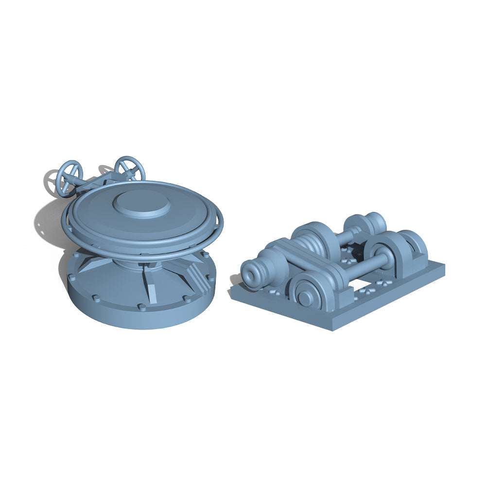 Yao's Studio LYCG205 Model Upgrades Parts USS Arizona Anchor Chain Winch&Windlass Secondary image
