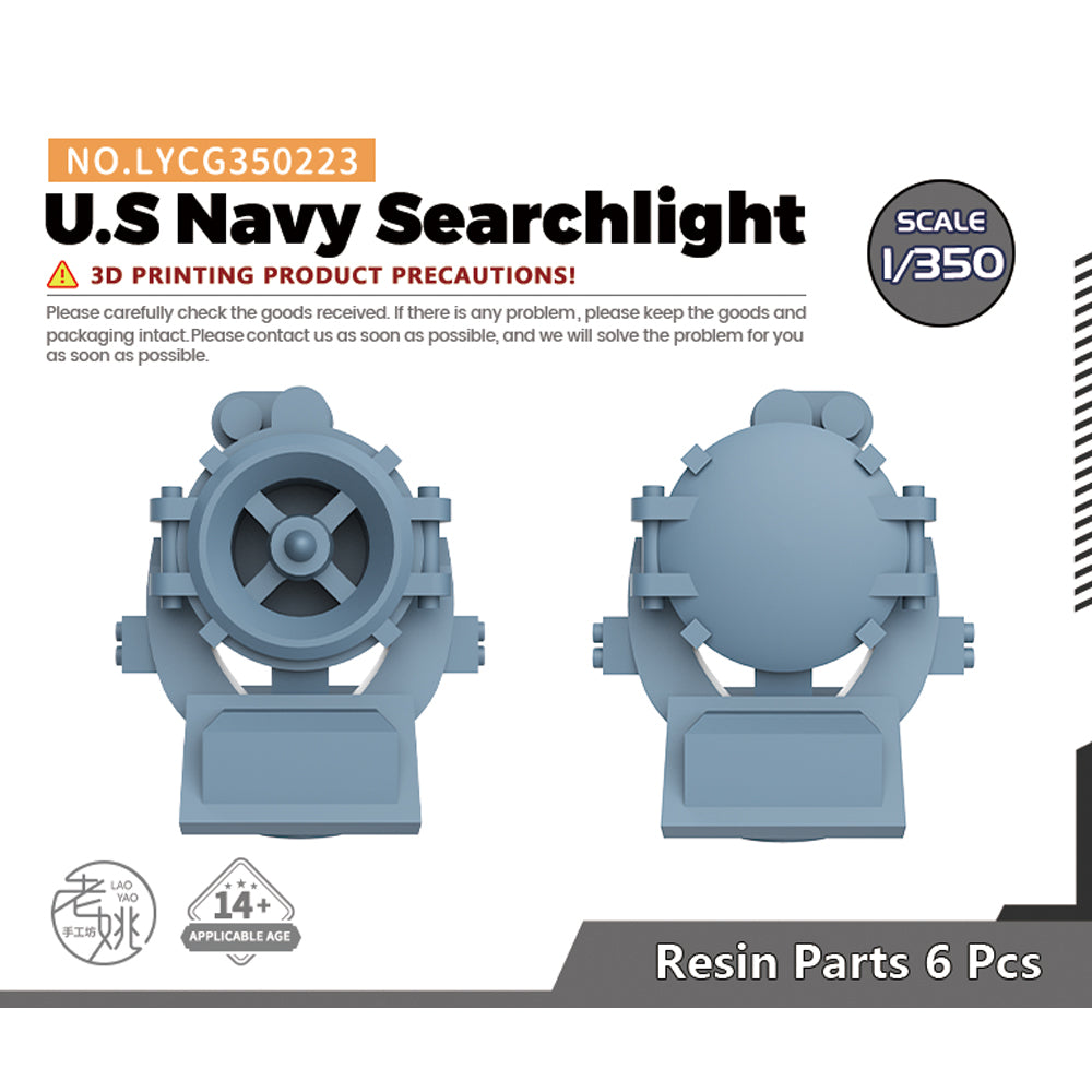 Yao's Studio LYCG223 Model Upgrade Parts U.S Navy Searchlight — scale model kit