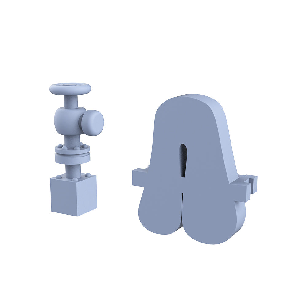 Yao's Studio LYCG233 Model Upgrade Parts USN Battleship Fire Hose&Valve — detail view 3