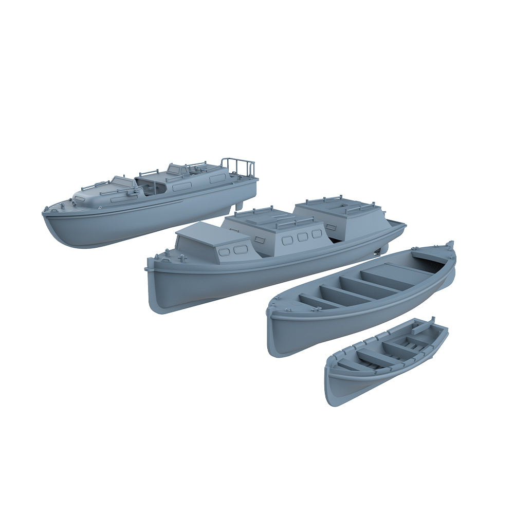 Yao's Studio LYCG374 Model Upgrades Parts Royal Navy Life Boats 4 Styles 2 sets Type A Main image