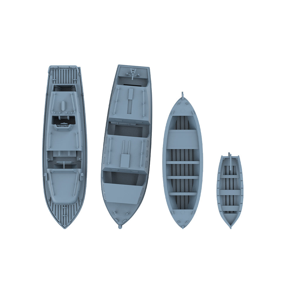 Yao's Studio LYCG374 Model Upgrades Parts Royal Navy Life Boats 4 Styles 2 sets Type A — detail view 3
