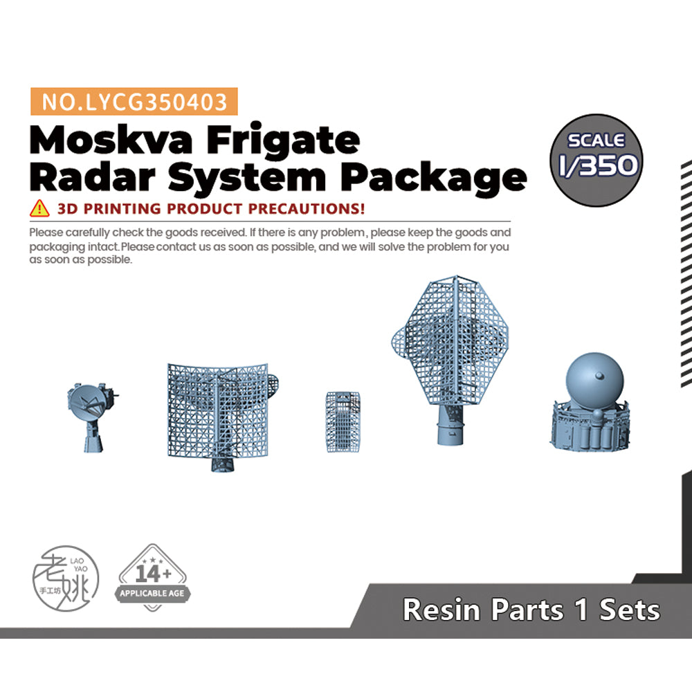 Yao's Studio LYCG403 Model Upgrades Parts Moskva Frigate Radar System Package Main image