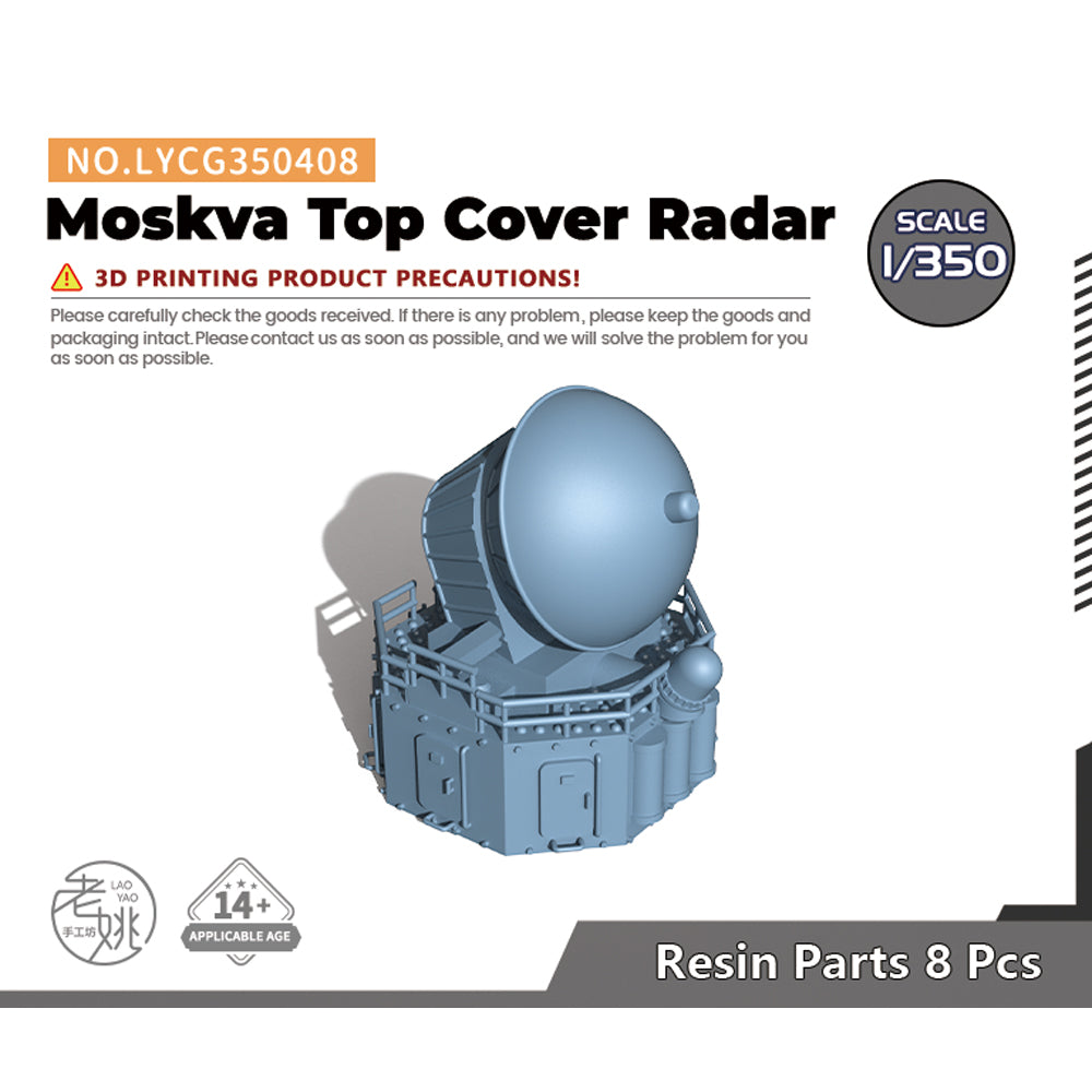 Yao's Studio LYCG408 Model Upgrade Parts Moskva Top Cover Radar — scale model kit