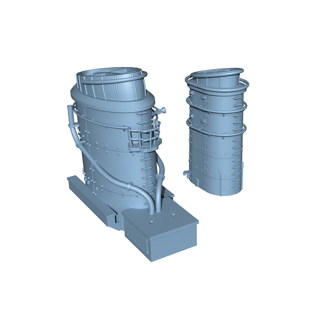 Yao's Studio LYCG329 Model Upgrade Parts German Z-25 Destroyer Chimney Kit — detail view 2