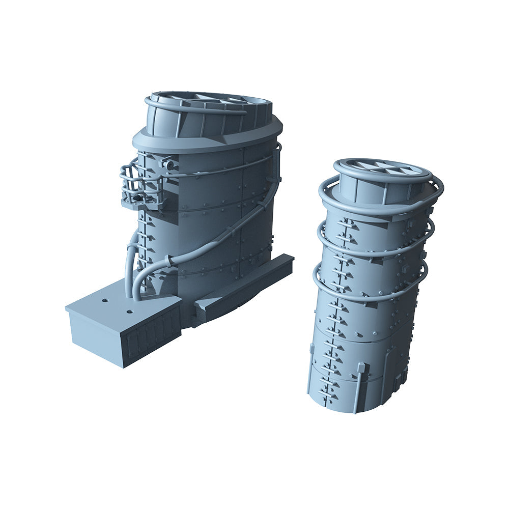 Yao's Studio LYCG329 Model Upgrade Parts German Z-25 Destroyer Chimney Kit — detail view 3