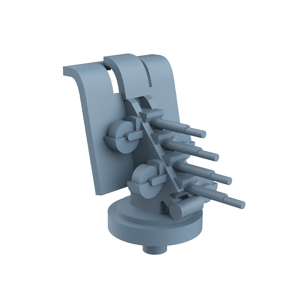 Yao's Studio LYCG357 Model Upgrade Parts Royal Navy 127mm /50 Mk.III VickersI Quad Mounts Secondary image