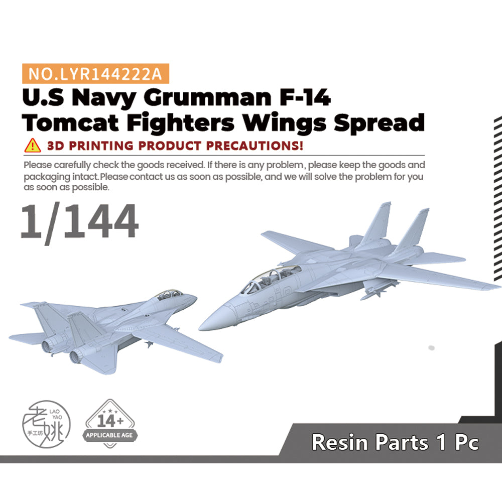 Yao's Studio LYR222A Fighter Aircraft Military Model Kit US Navy Grumman F-14 Tomcat Main image