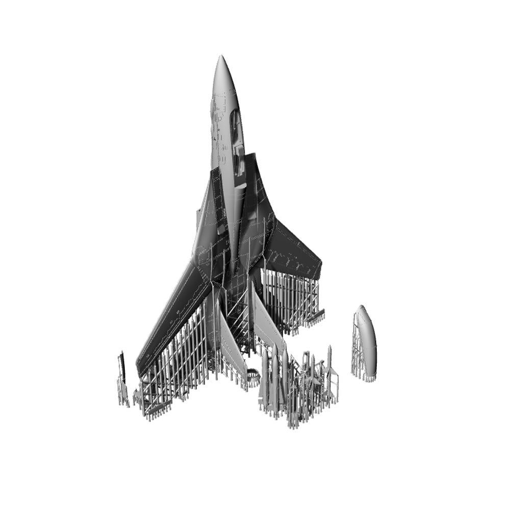 Yao's Studio LYR222B Fighter Aircraft Military Model Kit US Navy Grumman F-14 Tomcat — detail view 9