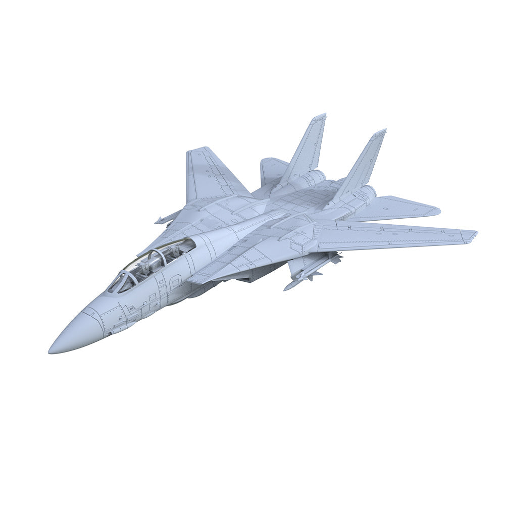Yao's Studio LYR222B Fighter Aircraft Military Model Kit US Navy Grumman F-14 Tomcat — detail view 6