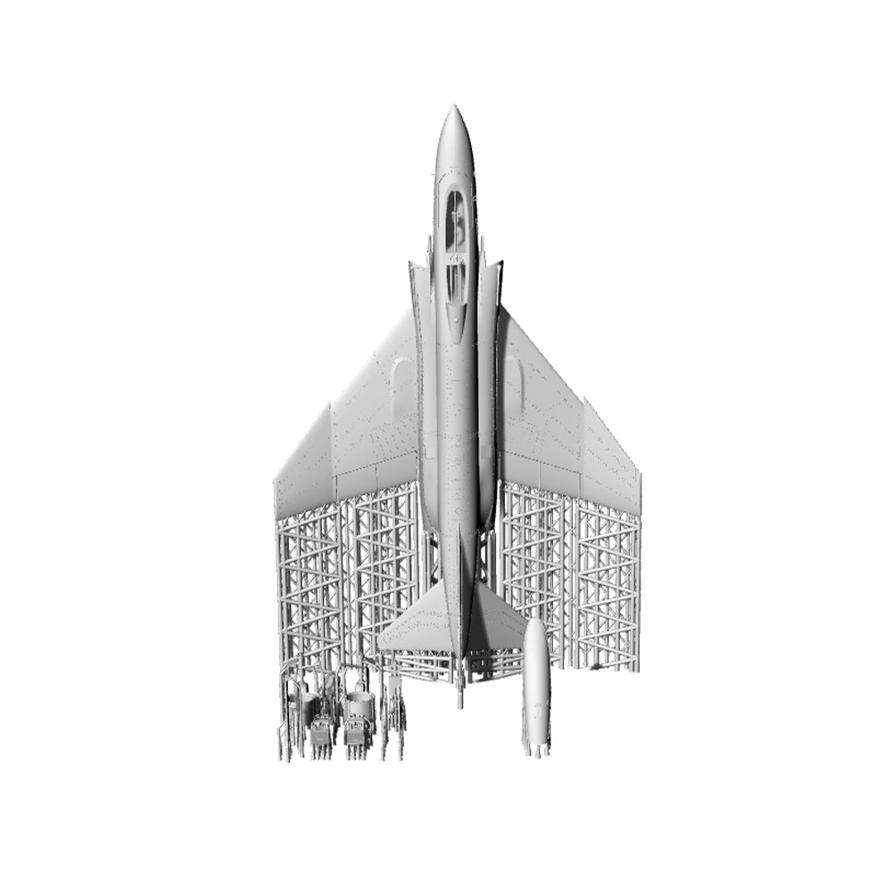 Yao's Studio LYR223 Fighter Aircraft Military Model Kit US McDonnell Douglas F-4 Phantom — detail view 7