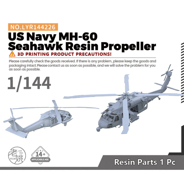 Yao's Studio LYR226 Military Model Kit US Navy MH-60S Sierra Seahawk Resin Propeller