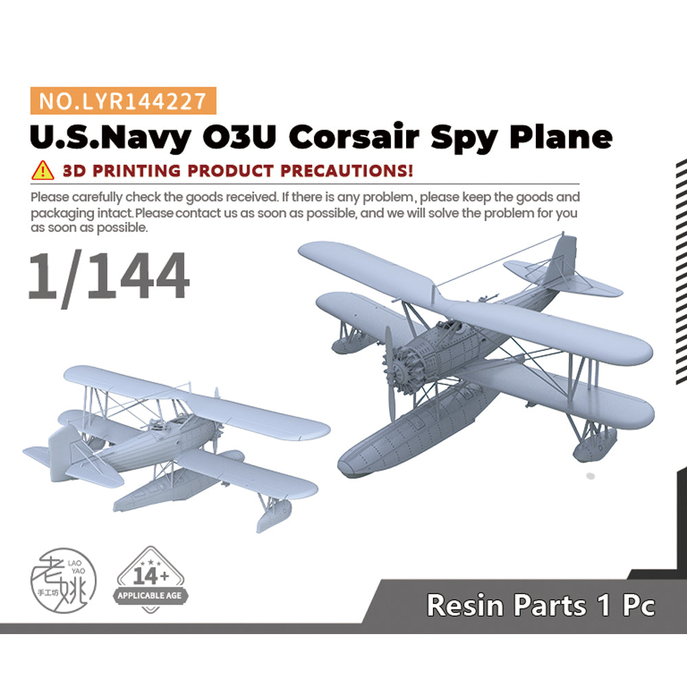 Yao's Studio LYR227 Fighter Aircraft Military Model Kit US Navy O3U Corsair Main image