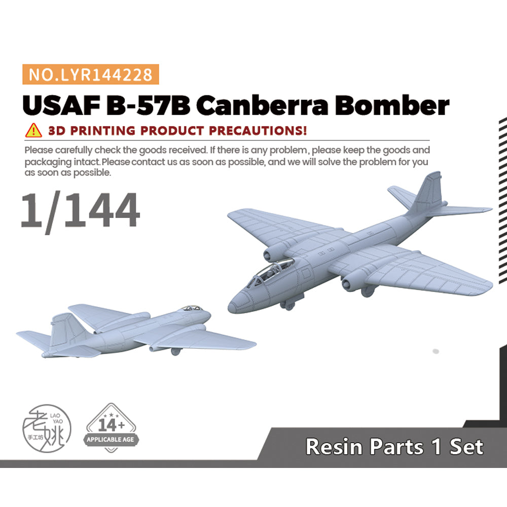 Yao's Studio LYR228 Fighter Aircraft Military Model Kit US B-57B Canberra Bomber Main image