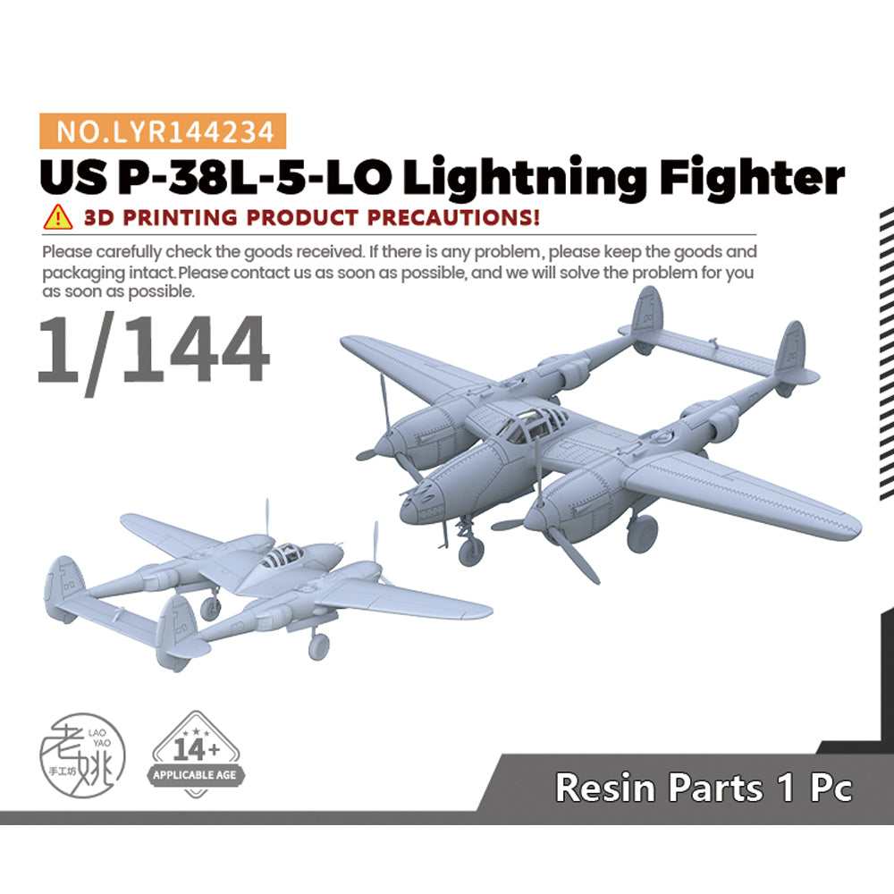 Yao's Studio LYR234 Fighter Aircraft Military Model Kit US P-61C-1 Black Widow Fighter Main image