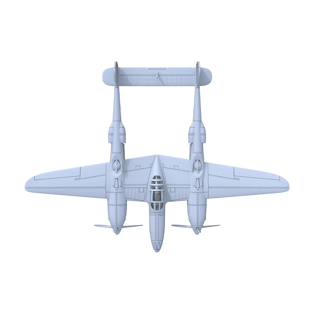 Yao's Studio LYR235 Fighter Aircraft Military Model Kit US P-38E Lightning Fighter Secondary image