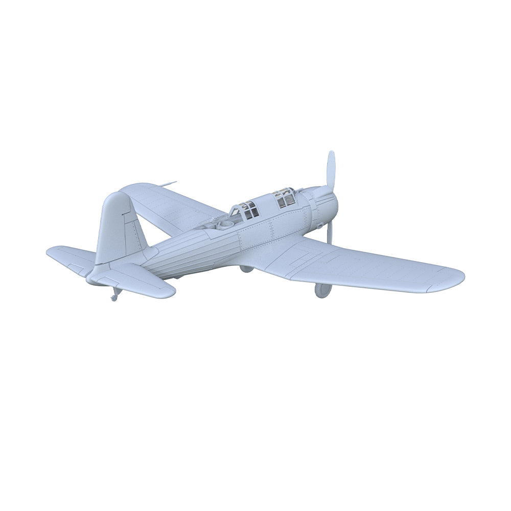 Yao's Studio LYR240 Fighter Aircraft Military Model Kit US SB2U-3 Defender Dive Bomber — detail view 3