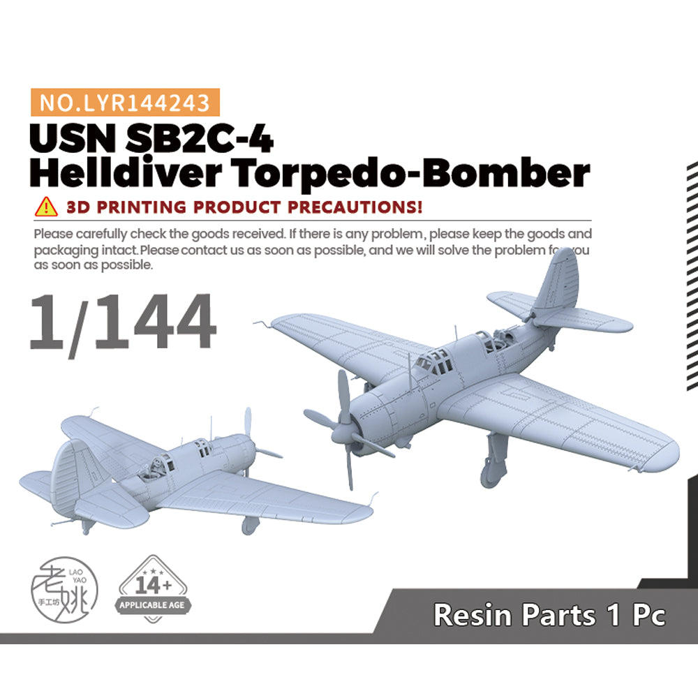 Yao's Studio LYR243 Military Model Kit USN SB2C-4 Helldiver Torpedo-Bomber Main image
