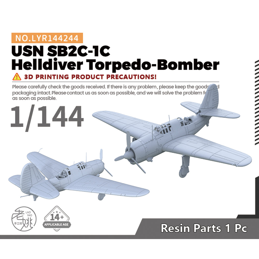Yao's Studio LYR244 Military Model Kit USN SB2C-1C Helldiver Torpedo-Bomber Main image