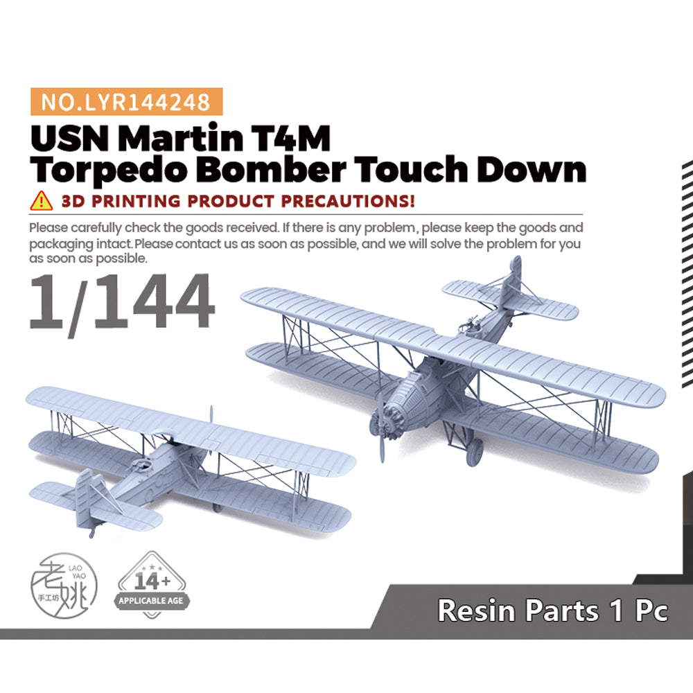 Yao's Studio LYR248 Military Model Kit USN Martin T4M Torpedo Bomber — scale model kit