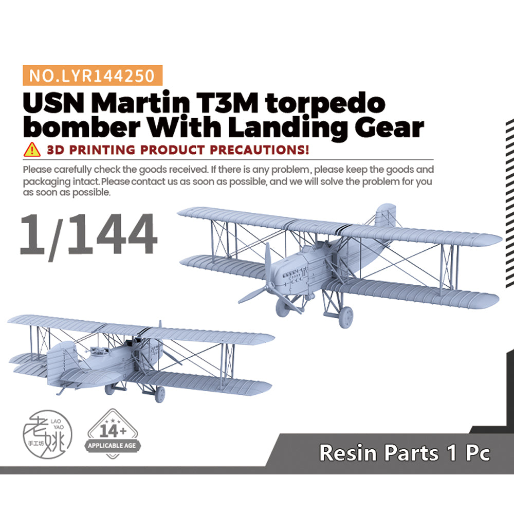 Yao's Studio LYR250 Military Model Kit USN Martin T3M torpedo bomber With Landing Gear Main image