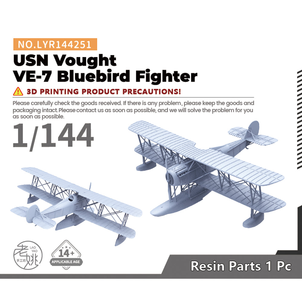 Yao's Studio LYR251 Military Model Kit USN Vought VE-7 Bluebird Fighter Main image