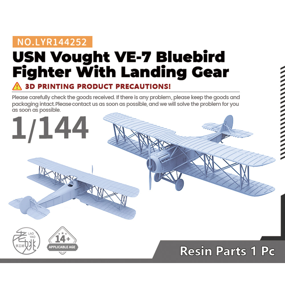 Yao's Studio LYR252 Military Model Kit USN Vought VE-7 Bluebird Fighter With Landing Gear Main image