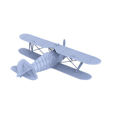 Yao's Studio LYR255 Military Model Kit USN F3F-2 Biplane Fighter