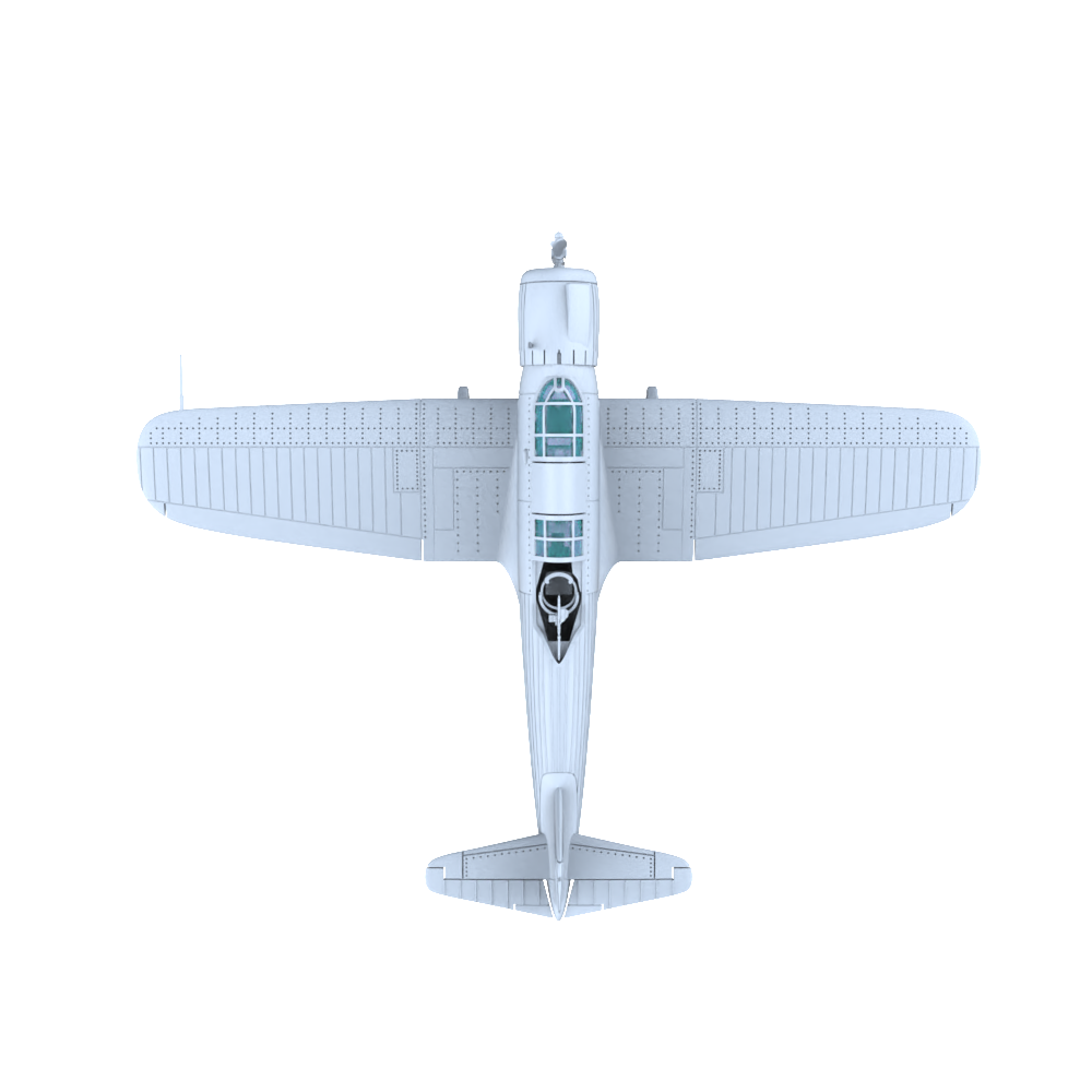 LYR261 Military Model France Vought V-156F Dive Bomber