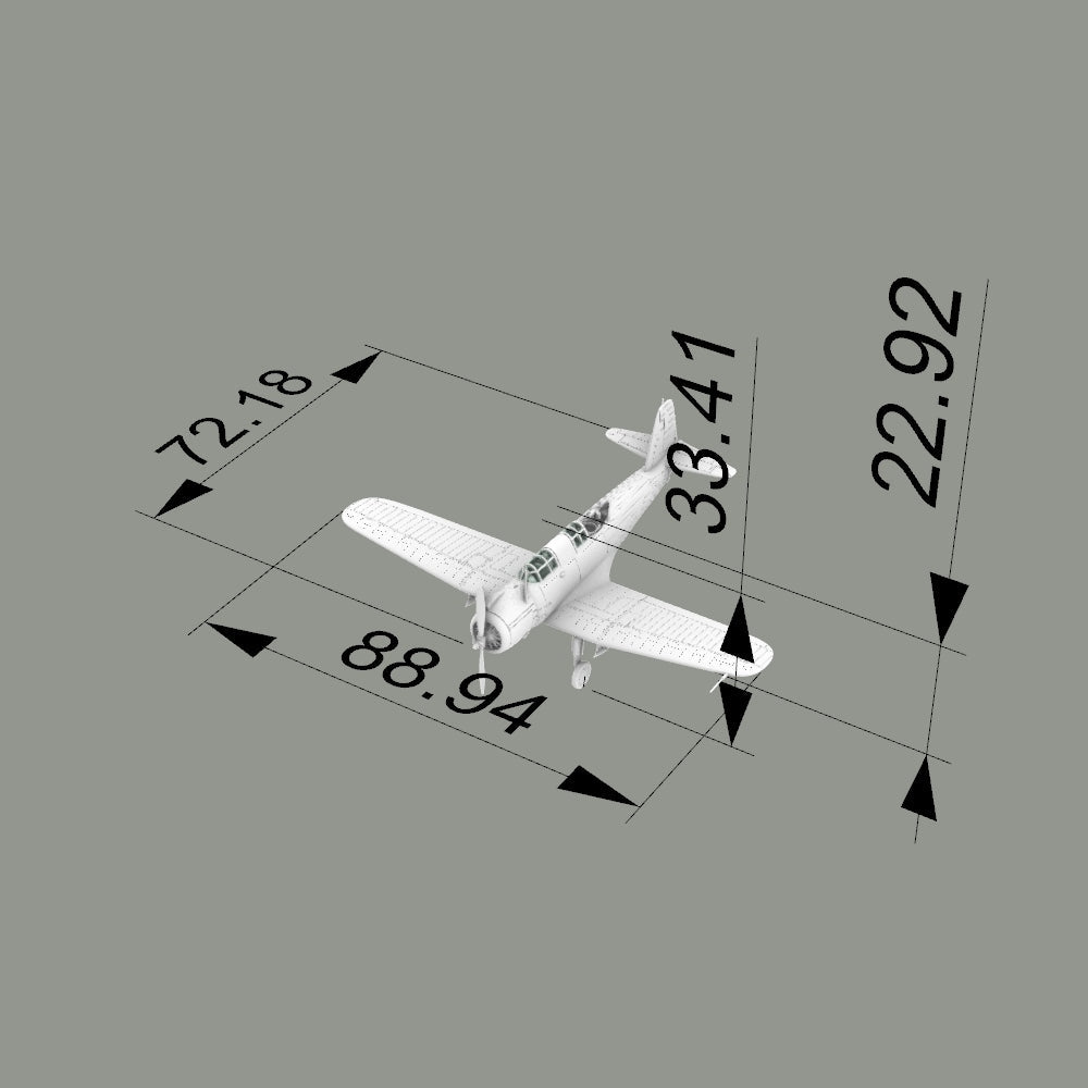 LYR261 Military Model France Vought V-156F Dive Bomber