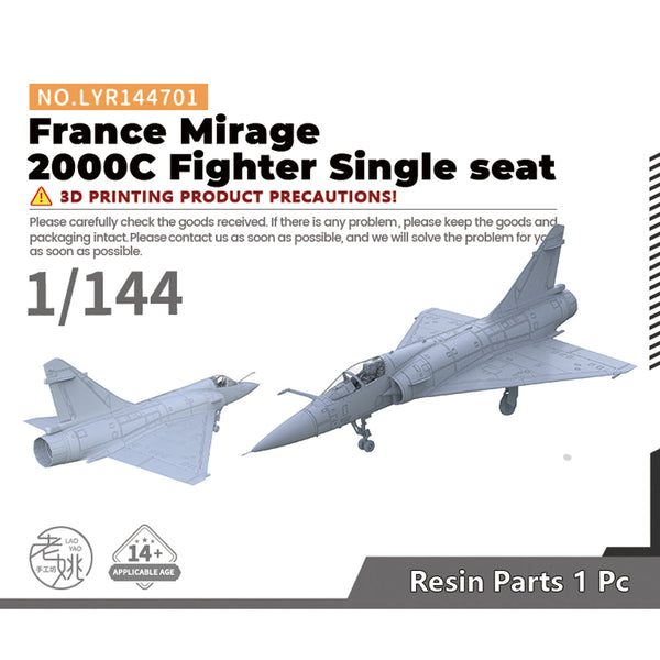 Yao's Studio LYR701 Fighter Aircraft Military Model Kit France Mirage 2000C-S4 Fighter Single Seat