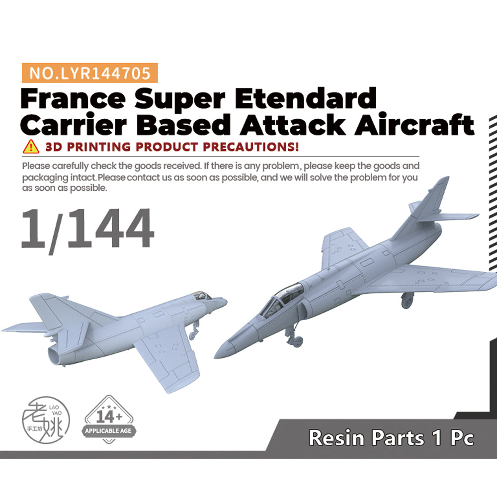 Yao's Studio LYR705 Fighter Aircraft Military Model Kit France Super Etendard Carrier Based Attack Aircraft Main image