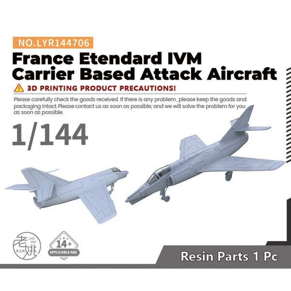 Yao's Studio LYR706 Fighter Aircraft Military Model Kit France Etendard IVM Carrier Based Attack Aircraft