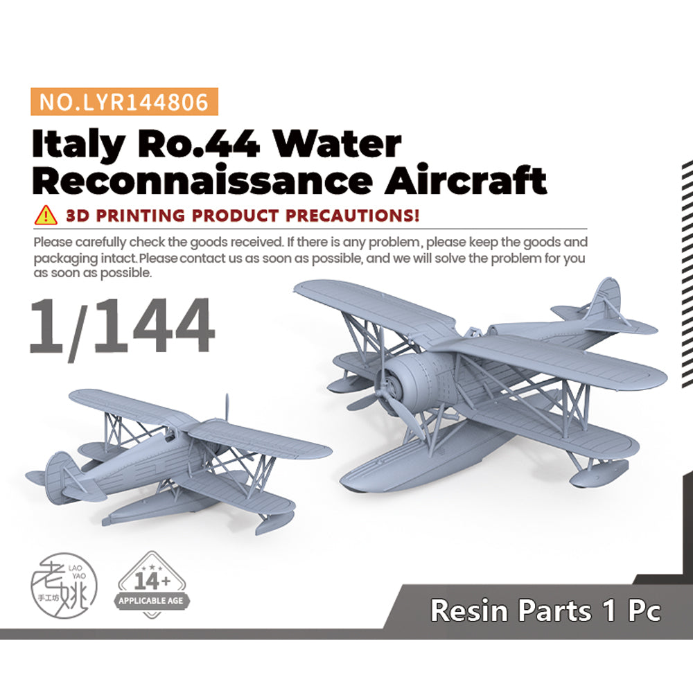 Yao's Studio LYR806 Fighter Aircraft Military Model Kit Italy Ro.44 Water Reconnaissance Main image