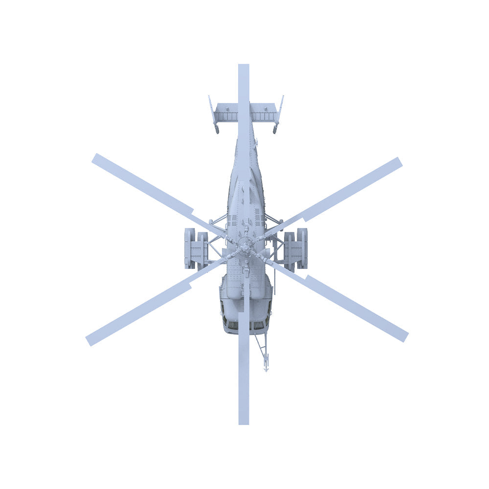 Yao's Studio LYR901 Fighter Aircraft Military Model Kit Soviet Ka-29 Helicopter — detail view 4